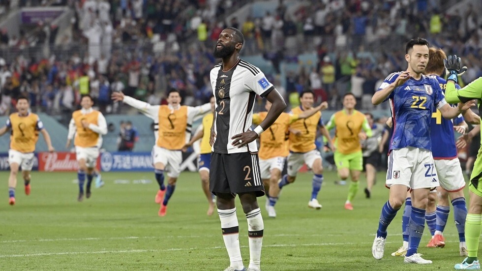 شاهد.. كيف عاقب الياباني أسانو المدافع الألماني روديغير على حركته 