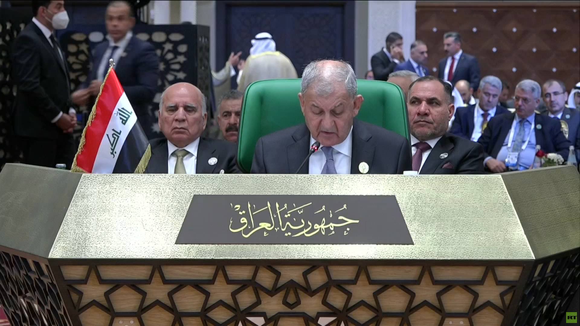 الرئيس العراقي يتسلم دعوة رسمية لزيارة فلسطين
