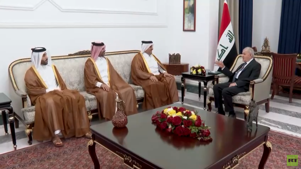 الرئيس العراقي يؤكد عمق العلاقات العراقية – القطرية وأهمية تعزيزها خدمة لمصالح الشعبين