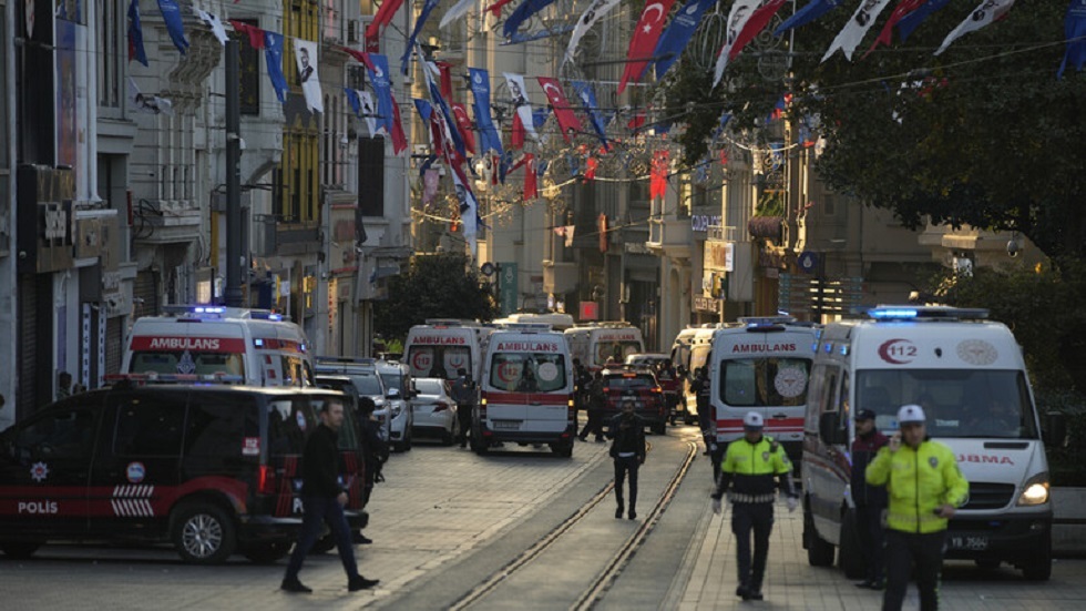 الشرطة التركية تعتقل فلسطينيا بسبب فيديو عن انفجار شارع تقسيم