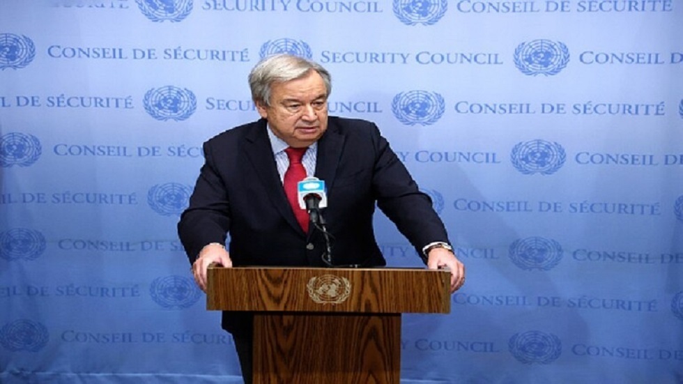 الأمين العام للأمم المتحدة أنطونيو غوتيرش