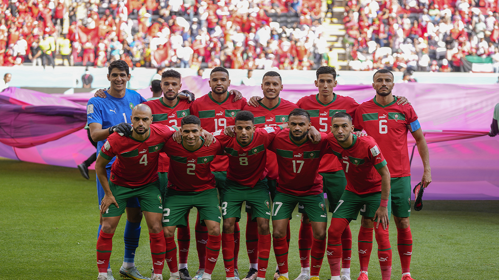 التشكيلة الأساسية لمباراة المغرب وبلجيكا
