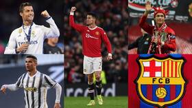 كريستيانو رونالدو وجها لوجه ضد برشلونة.. تاريخ المواجهات وعدد أهداف الدون!