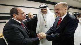 محللون مصريون يعلقون على المصافحة التاريخية بين السيسي وأردوغان في قطر