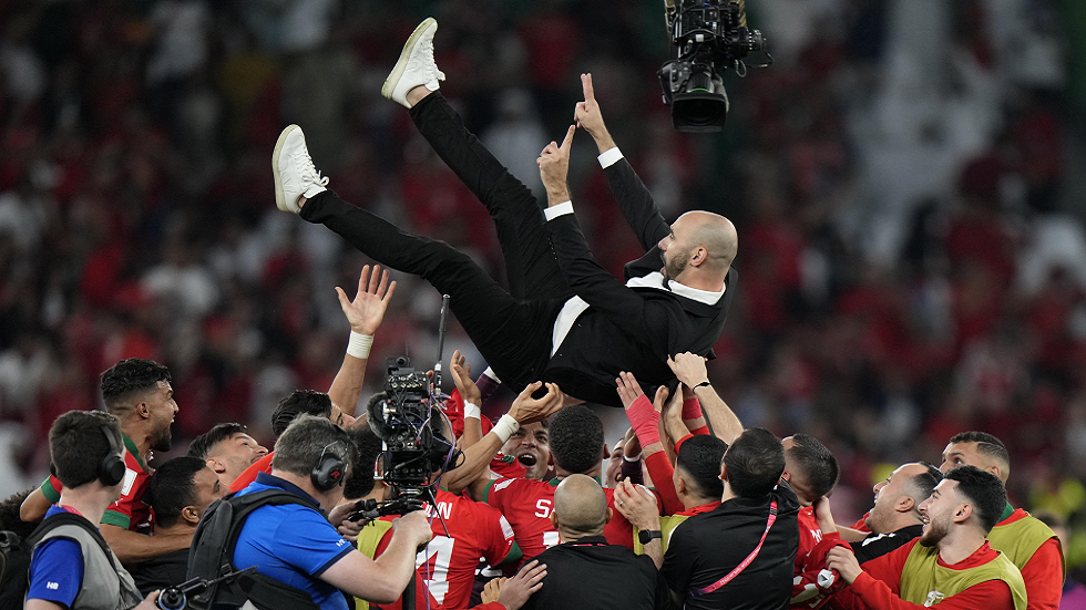 أول تعليق لمدرب المغرب بعد تأهل "أسود الأطلس" لربع نهائي المونديال