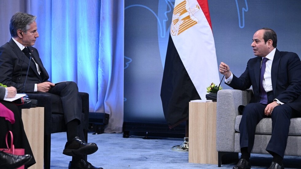 الخارجية الأمريكية توضح ما ناقشه بلينكن والسيسي في واشنطن