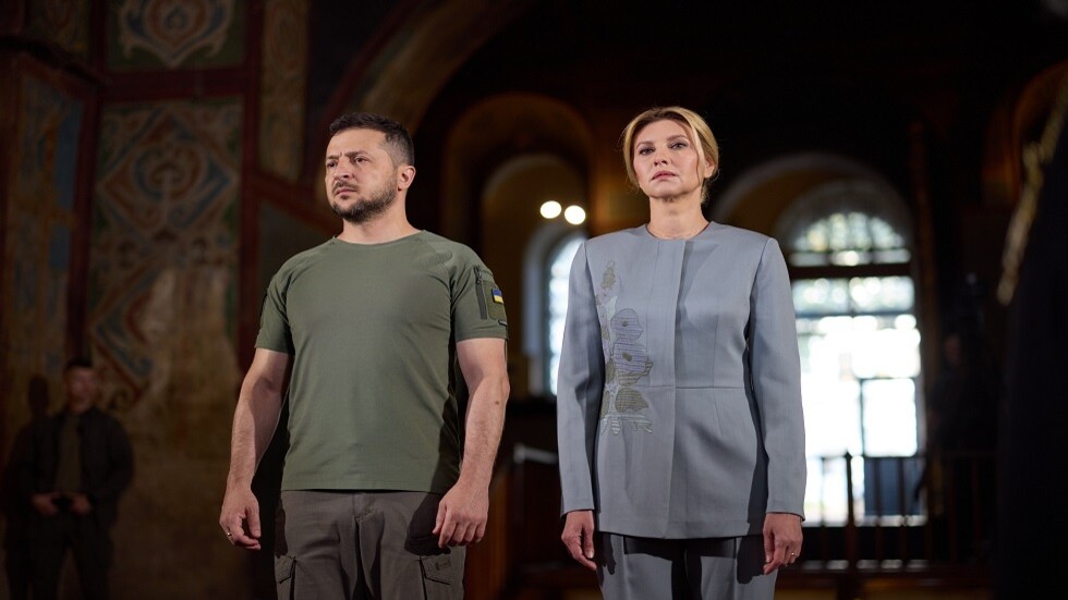 زوجة زيلينسكي تكشف أول رد فعل لهما على بدء العملية العسكرية الخاصة في غرفتهما