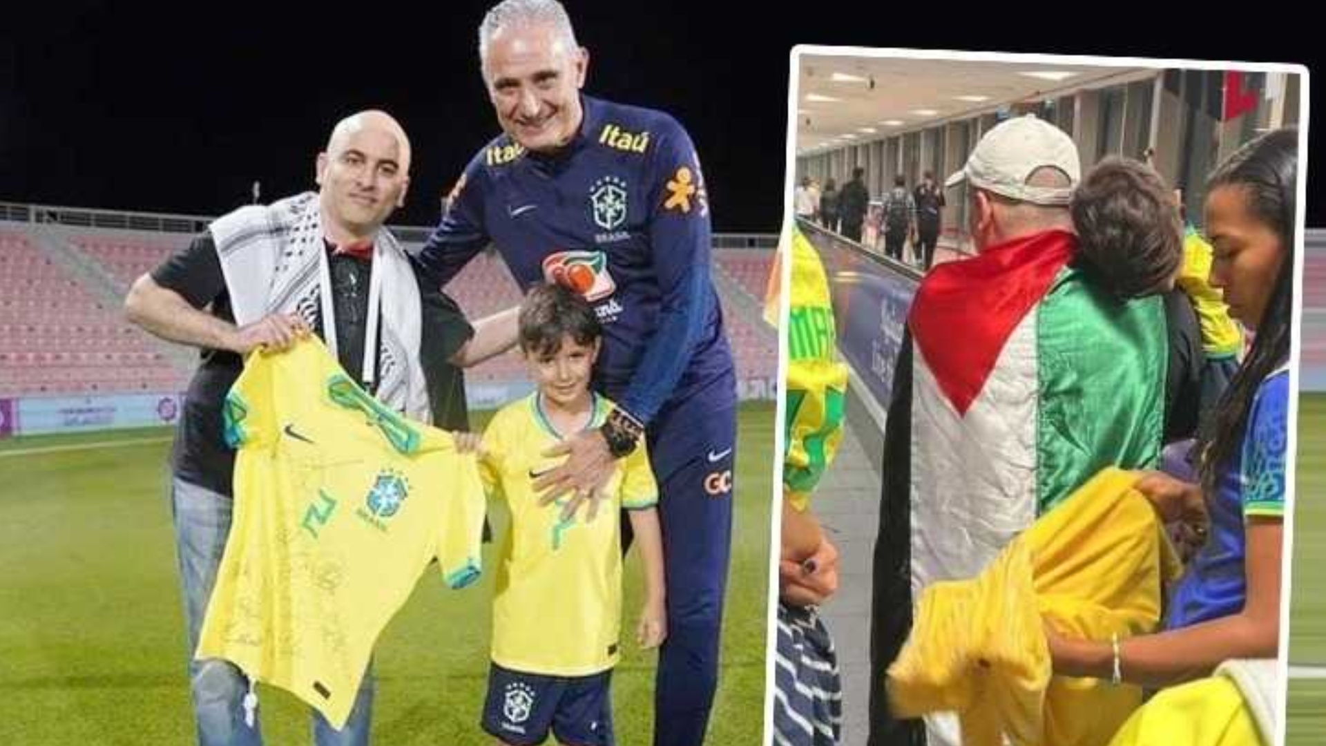 بالفيديو.. مدرب البرازيل يعثر على الشاب العربي الذي ساعد حفيده