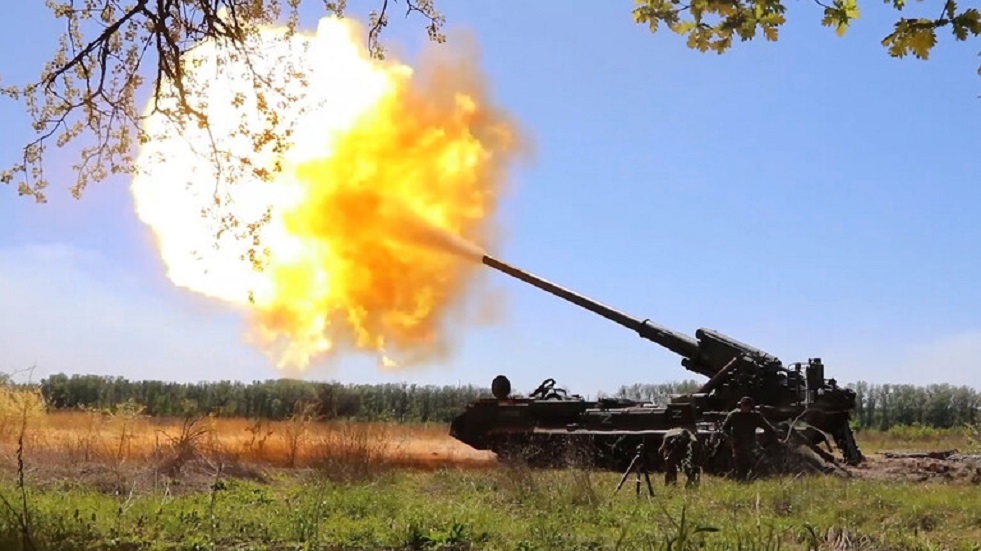  القوات الروسية تهاجم قرية فوديانويه بجمهورية دونيتسك