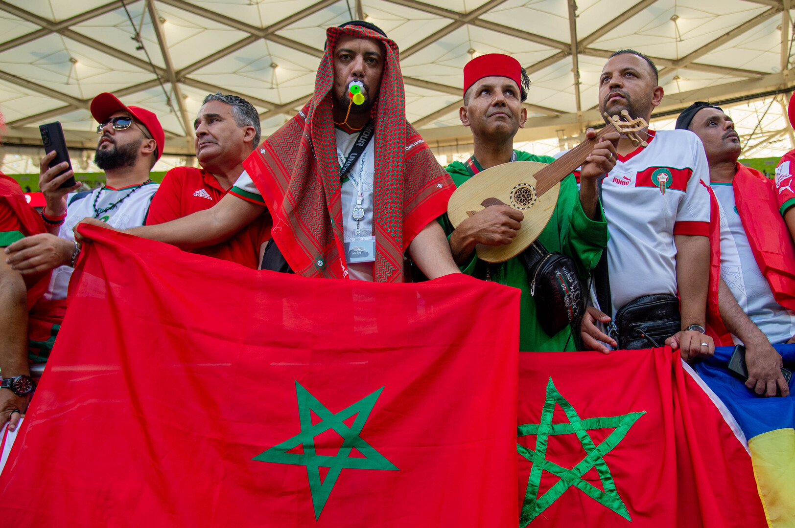 الجماهير المغربية في أزمة قبل مواجهة 