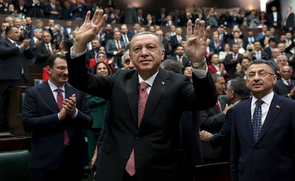الرئيس التركي  رجب طيب أردوغان