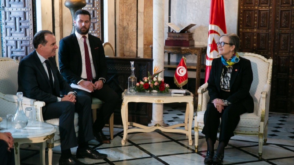 تونس.. رئيسة الوزراء تلتقي مسؤولا بمجلس الأمن القومي الأمريكي