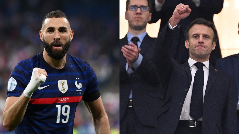رئيس فرنسا يدعو بنزيما إلى نهائي كأس العالم 2022