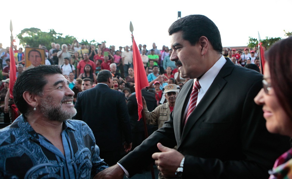 مادورو يهنئ الأرجنتين: متأكد من أن صديقي مارادونا يحتفل معنا