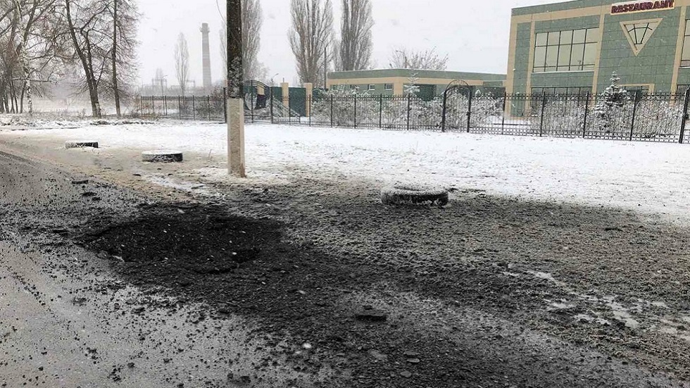 قصف أوكراني لمدينة شيبيكينو في مقاطعة بيلغورود الروسية