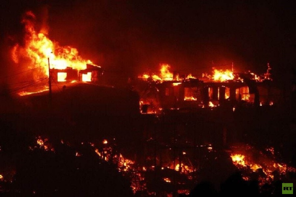 إعلان حالة طوارئ في مدينة سياحية بتشيلي بسبب الحرائق
