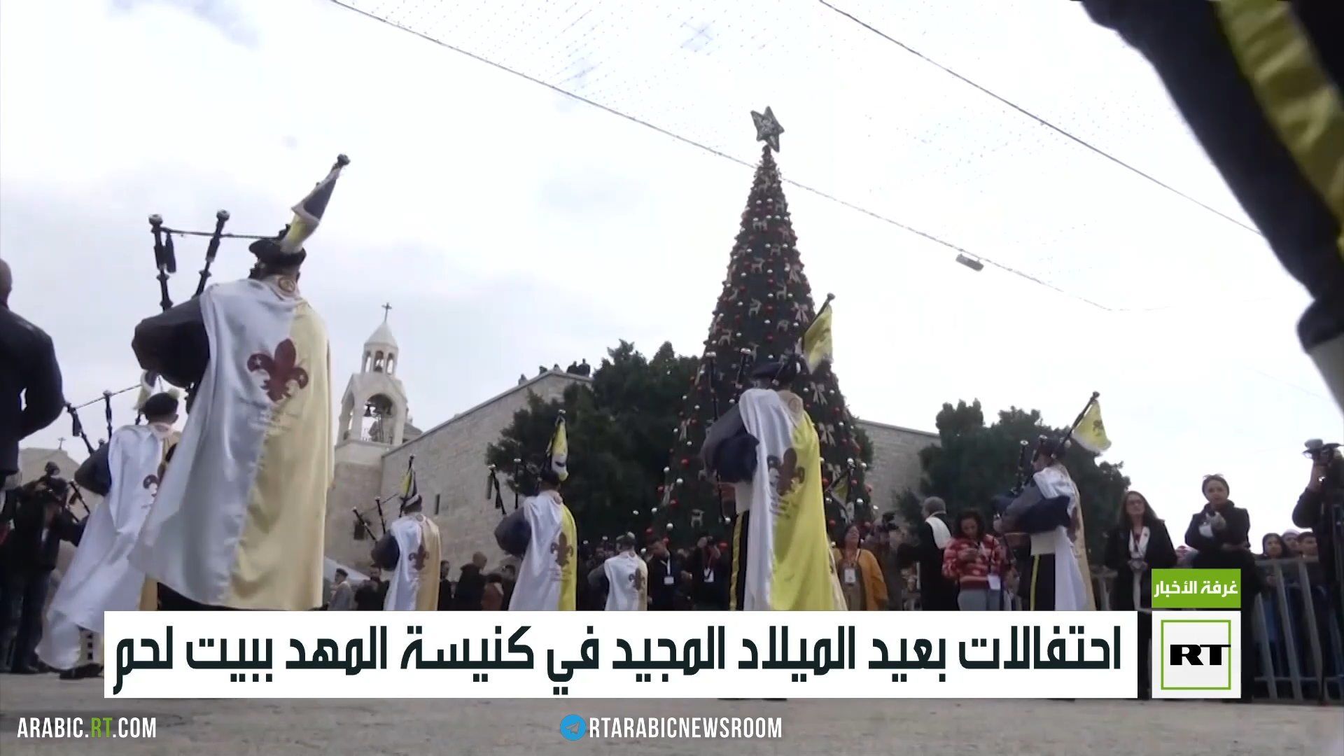 احتفالات بعيد الميلاد المجيد في كنيسة المهد ببيت لحم