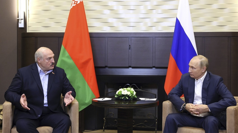 الرئيسان الروسي فلاديمير بوتين والبيلاروسي ألكسندر لوكاشينكو (صورة أرشيفية)