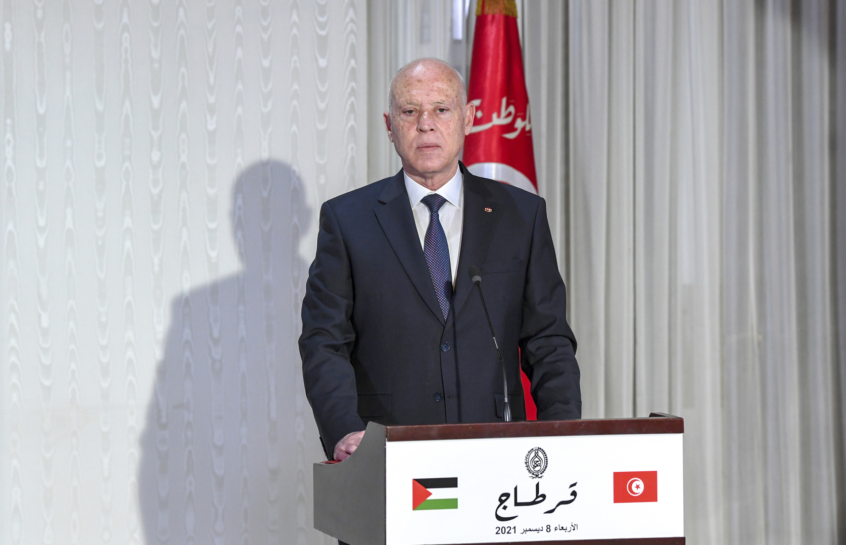 الرئيس التونسي ردا على اتحاد الشغل: من يلعب دور الضحية ساهم بضرب الدولة ولا يمكن أن يقدم نفسه منقذا