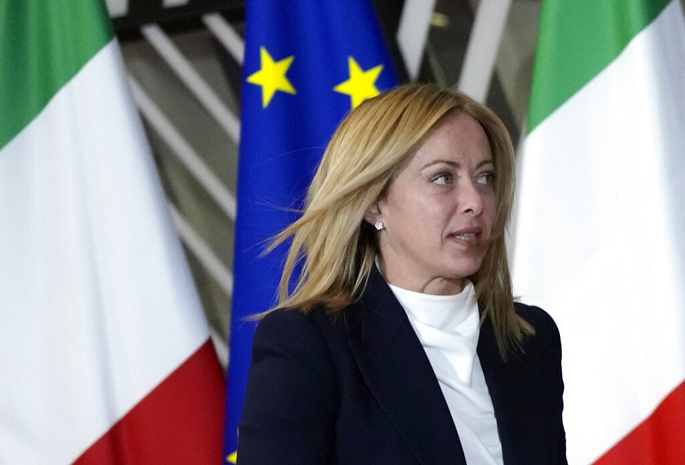 رئيسة الوزراء الإيطالية جورجا ميلوني