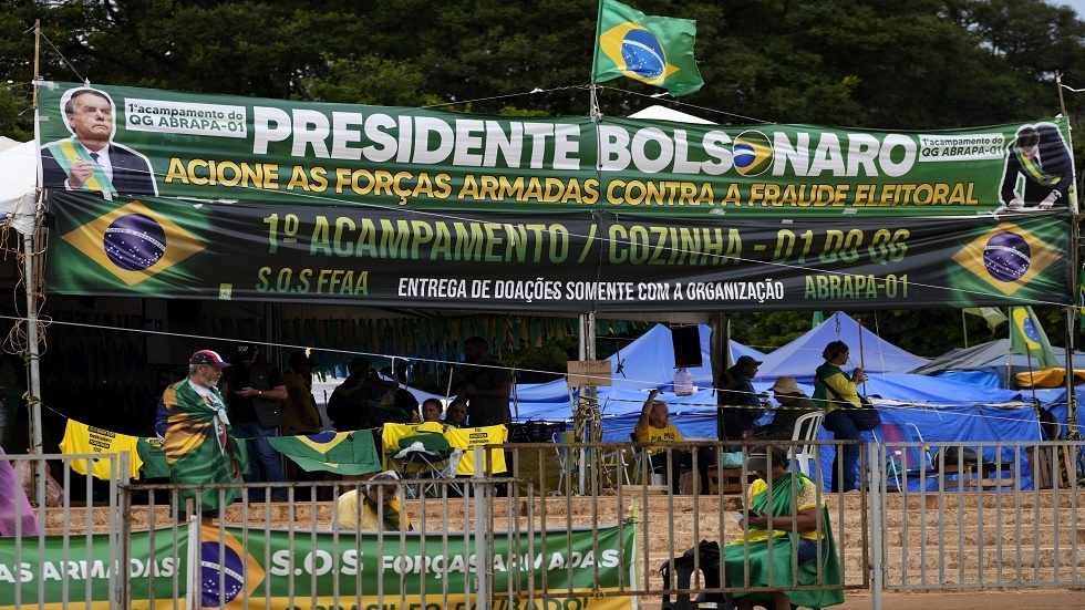 البرازيل: اعتقال 4 أشخاص على صلة باحتجاجات موالية لبولسونارو