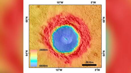 اكتشاف آثار للطوفان الكبير على المريخ