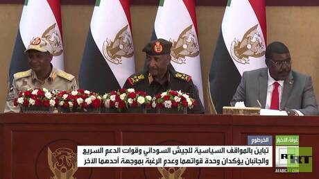 تباين بالمواقف السياسية للجيش السوداني وقوات الدعم السريع