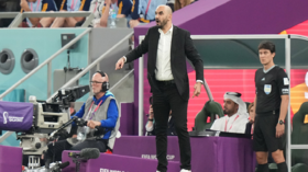 لقطة مؤثرة لمدرب منتخب المغرب بعد نهاية مباراة