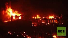 إعلان حالة طوارئ في مدينة سياحية بتشيلي بسبب الحرائق
