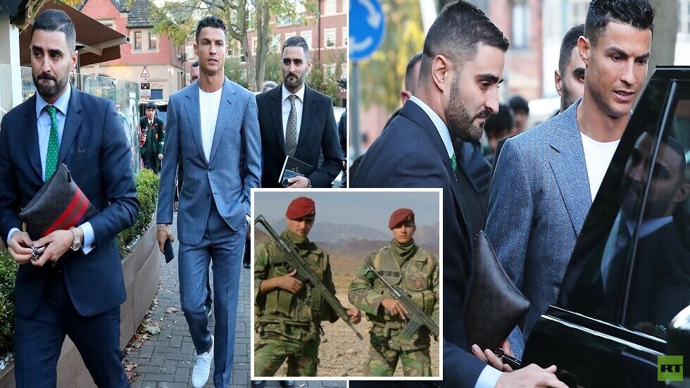 توأم رونالدو يخطف الأضواء في السعودية.. تفاصيل مثيرة عن حراس "الدون" الشخصيين! (صور)