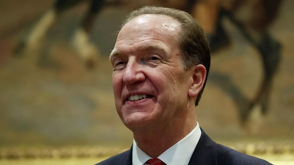 رئيس البنك الدولي يتوقع تباطؤ النمو الاقتصادي العالمي في 2023-2024