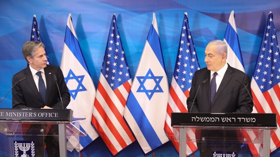 نتنياهو في مؤتمر صحفي مع بلينكن: هناك توافق على ألا تحصل إيران على السلاح النووي