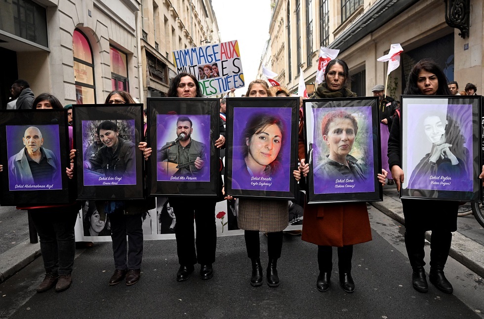 مسيرة كردية في باريس