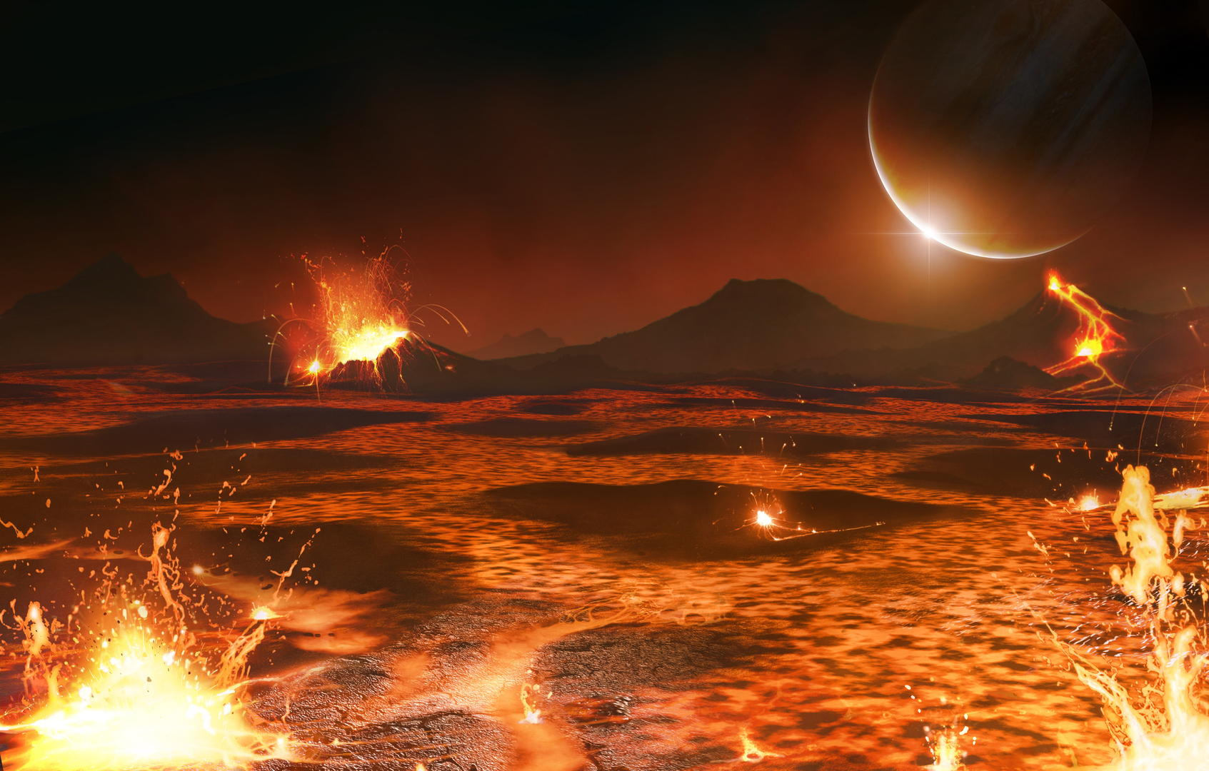 انفجار بركاني هائل محطم للأرقام القياسية امتد لأشهر في قمر المشتري 