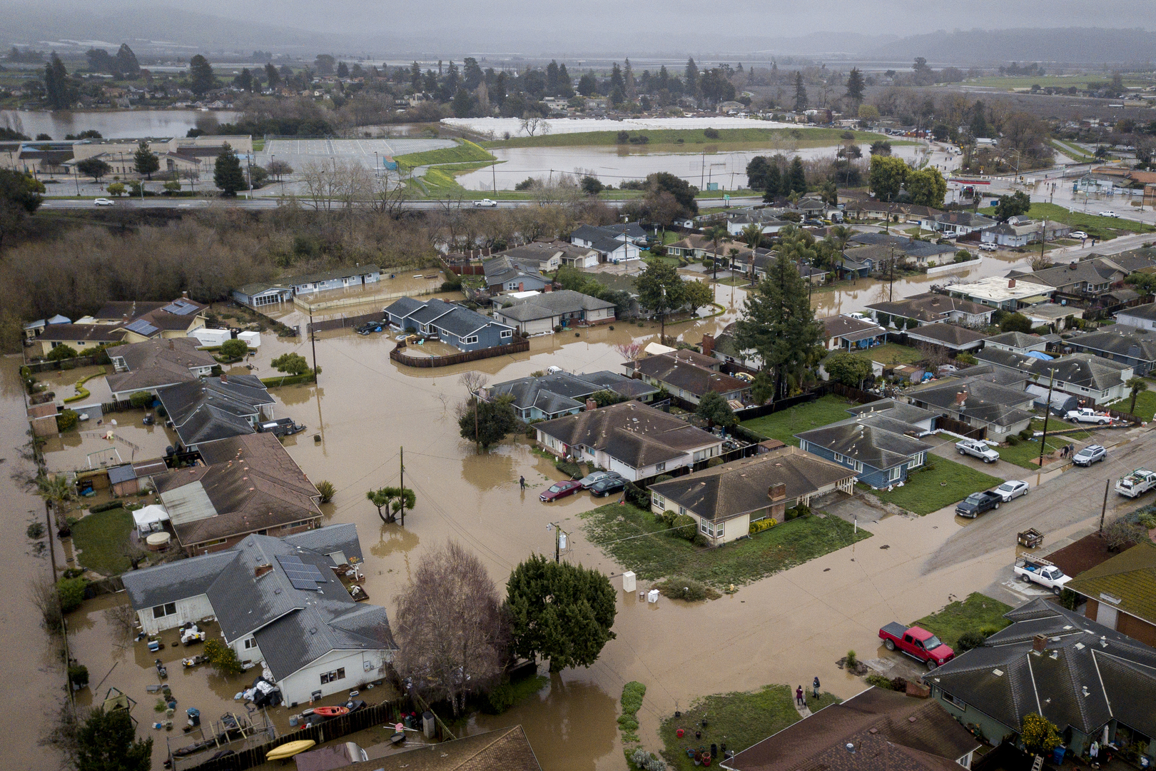 صور توثق الدمار الهائل فی ولایة کالیفورنیا الأمریکیة