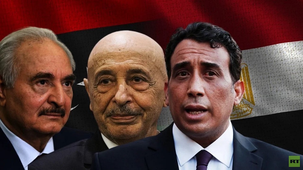اجتماعات في القاهرة بين المنفي وعقيلة صالح وحفتر لحل الانسداد السياسي في ليبيا