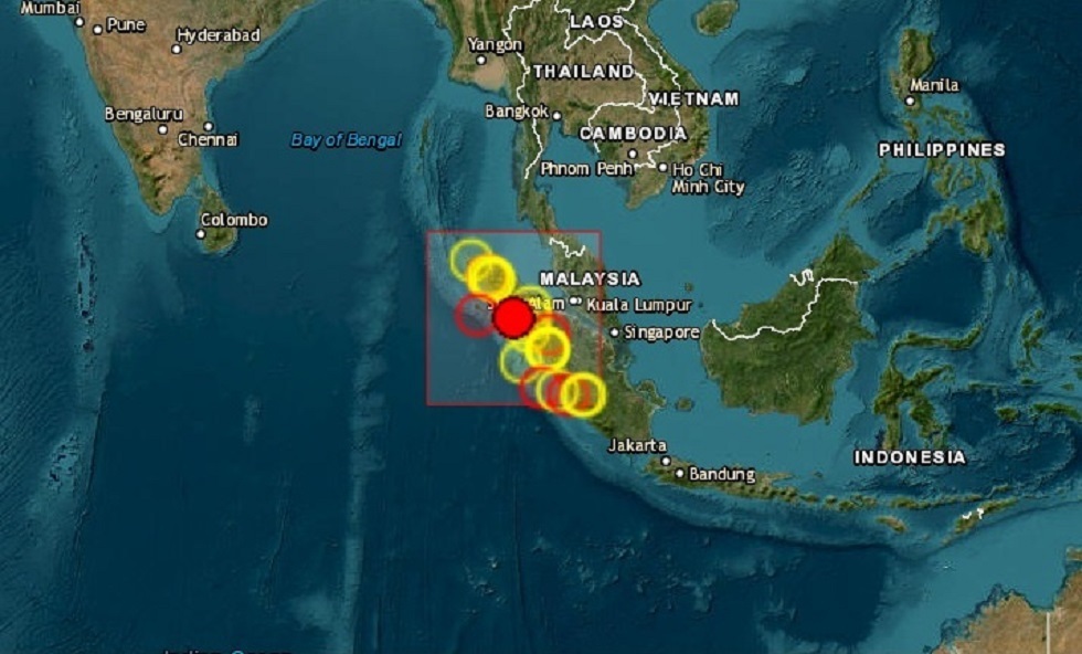 زلزال بقوة 6.1 درجة يضرب شمال جزيرة سومطرة بإندونيسيا