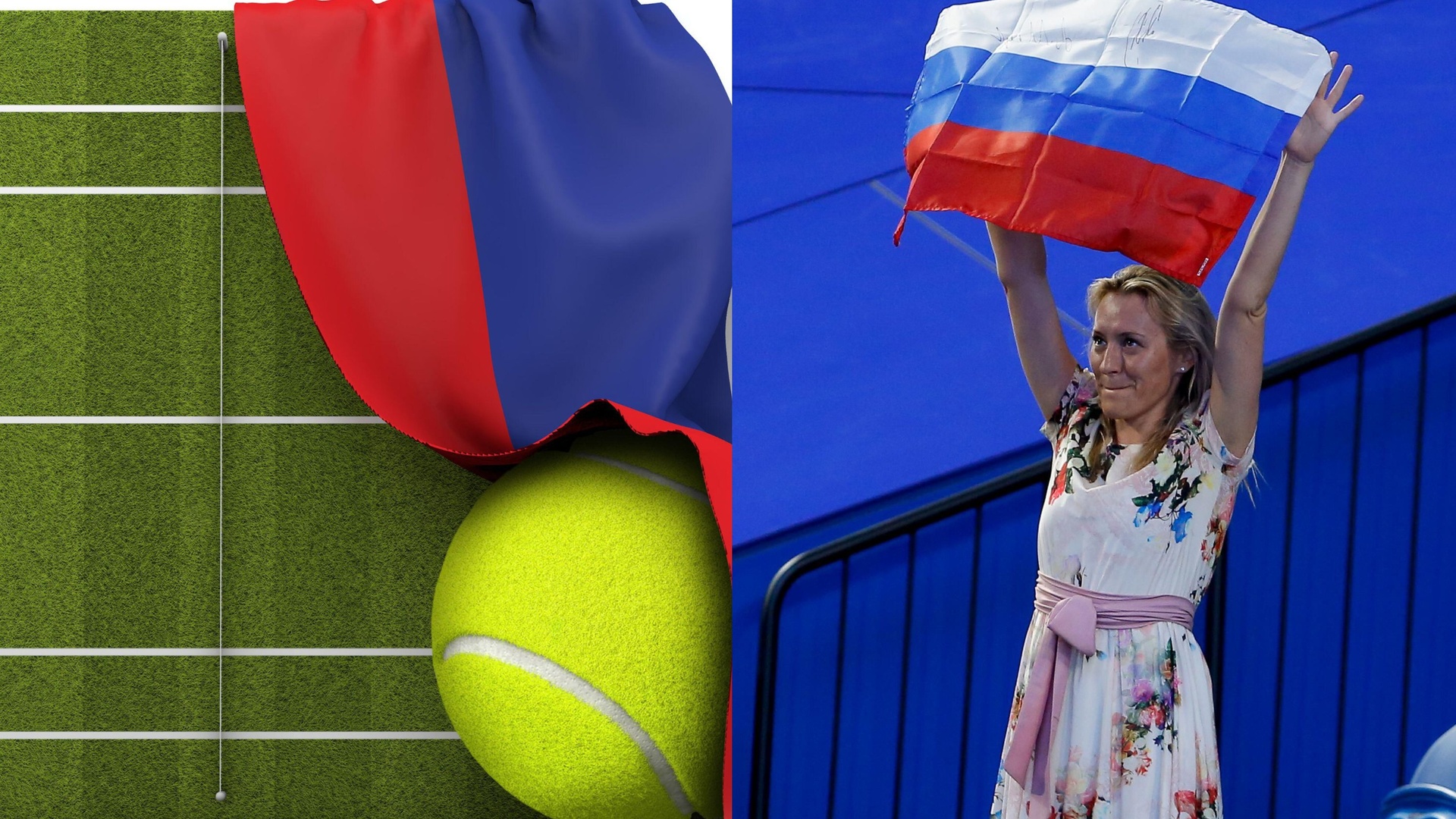 حظر العلمين الروسي والبيلاروسي في مدرجات بطولة أستراليا المفتوحة