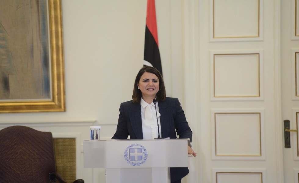 وزيرة الخارجية الليبية، نجلاء المنقوش
