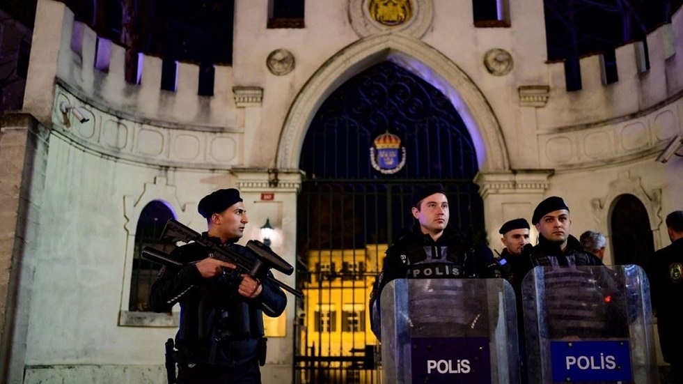 السفارة السويدية لدى أنقرة تغلق أبوابها خشية المظاهرات