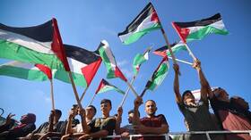 الشرطة الإسرائيلية تقتحم بلدة فلسطينية وتنزل أعلاما فلسطينية معلقة