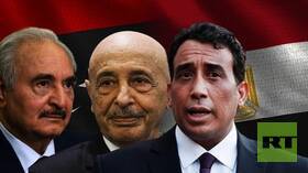 اجتماعات في القاهرة بين المنفي وعقيلة صالح وحفتر لحل الانسداد السياسي في ليبيا