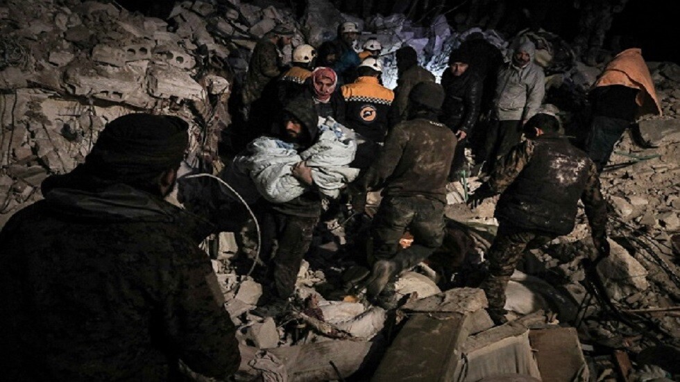 فرانس برس: عدد قتلى الزلزال المدمر في سوريا يرتفع إلى أكثر من 1444 شخصا في حصيلة غير نهائية