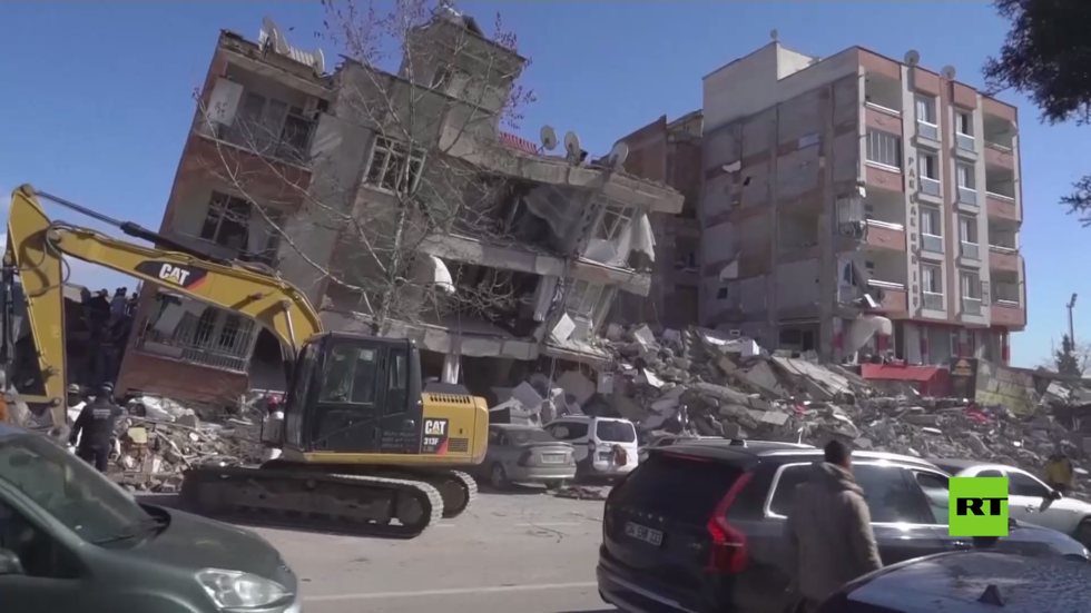 لقطات جديدة من كهرمان مرعش تظهر آثارا كارثية للزلزال