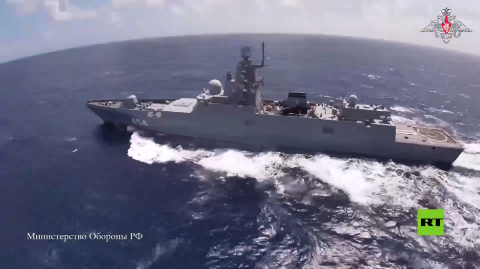 بالفيديو.. رمايات مدفعية لفرقاطة "الأدميرال غورشكوف" في المحيط الأطلسي