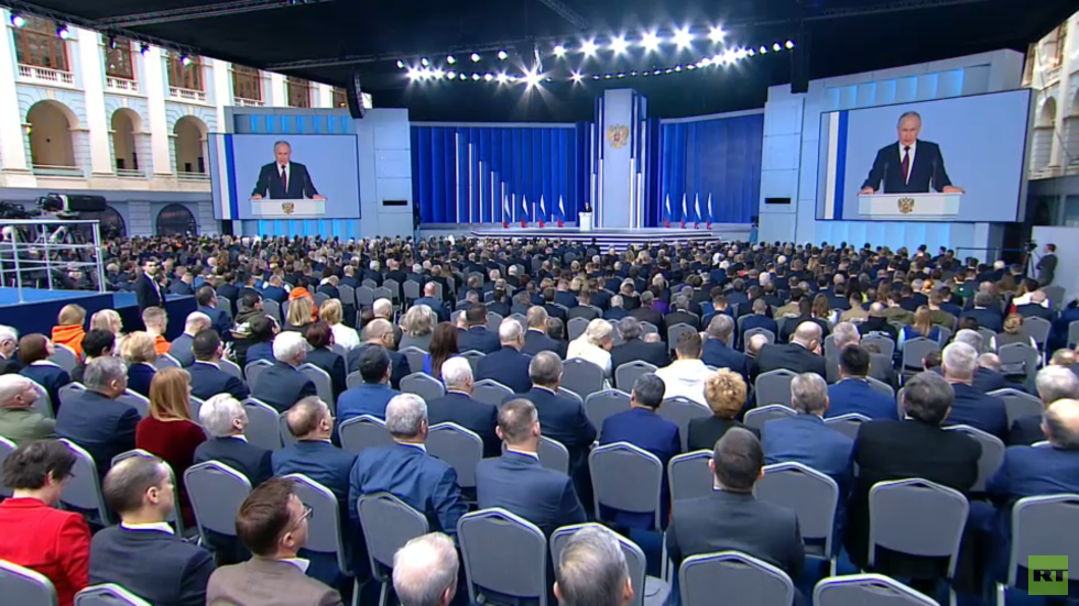 أبرز 12 تصريحا لبوتين خلال خطابه أمام الجمعية الفيدرالية