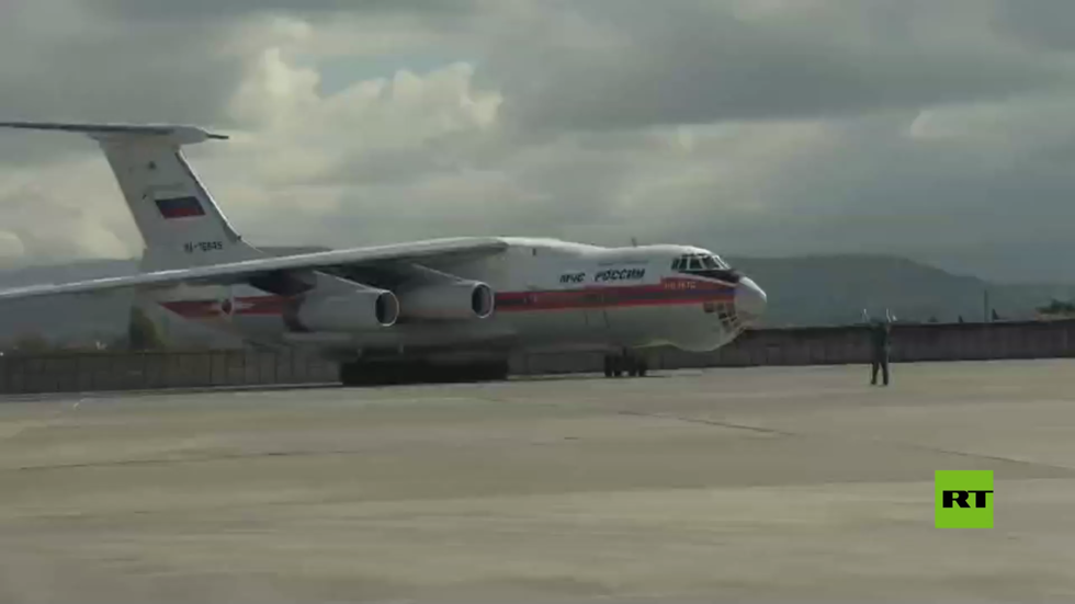 مساعدات إنسانية من روسيا للمتضررين جراء الزلزال في سوريا