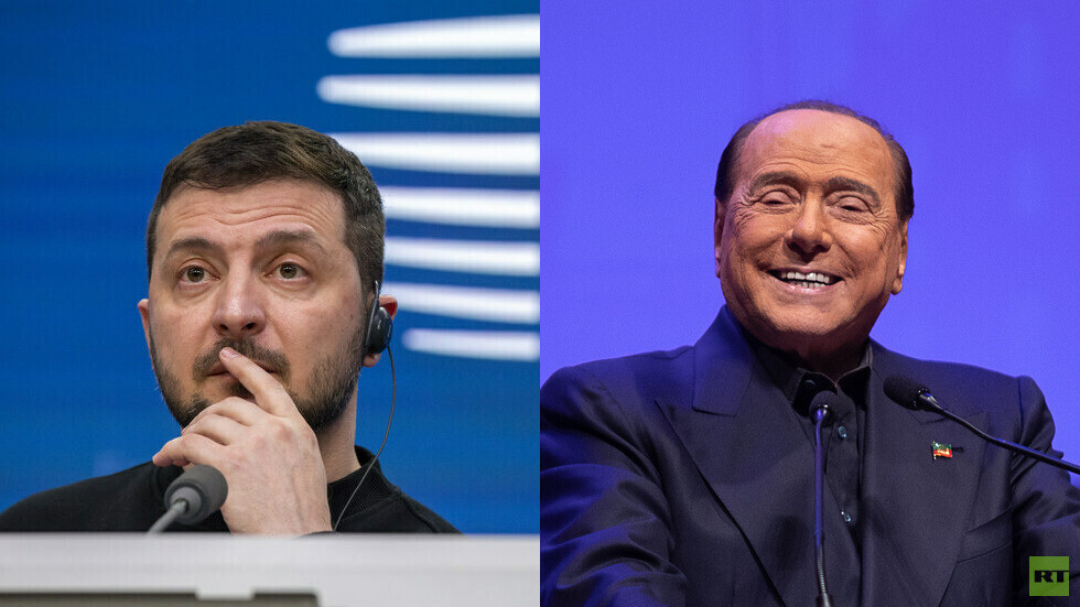 "قصف من العيار الثقيل" بين زيلينسكي وبرلسكوني يعكر صفو ميلوني