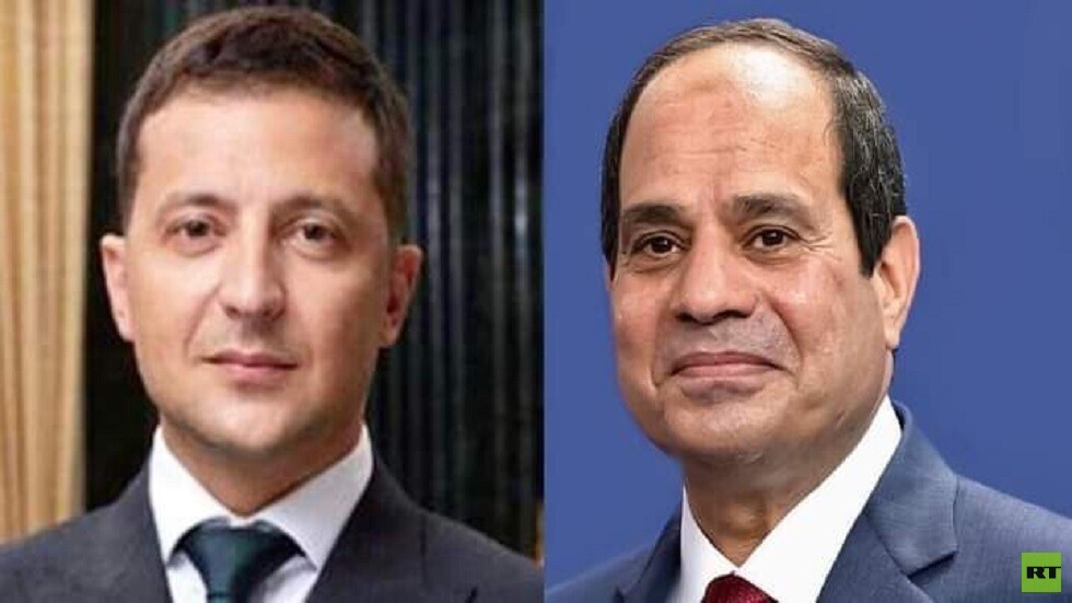 السيسي يتلقى اتصالا هاتفيا من زيلينسكي