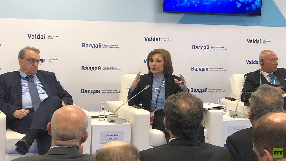 مستشارة الأسد: أحداث أوكرانيا أظهرت أن العالم لا يمكن أن يستمر وفق قواعد الغرب